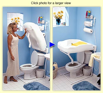 Fold-down Diaper Changing Table